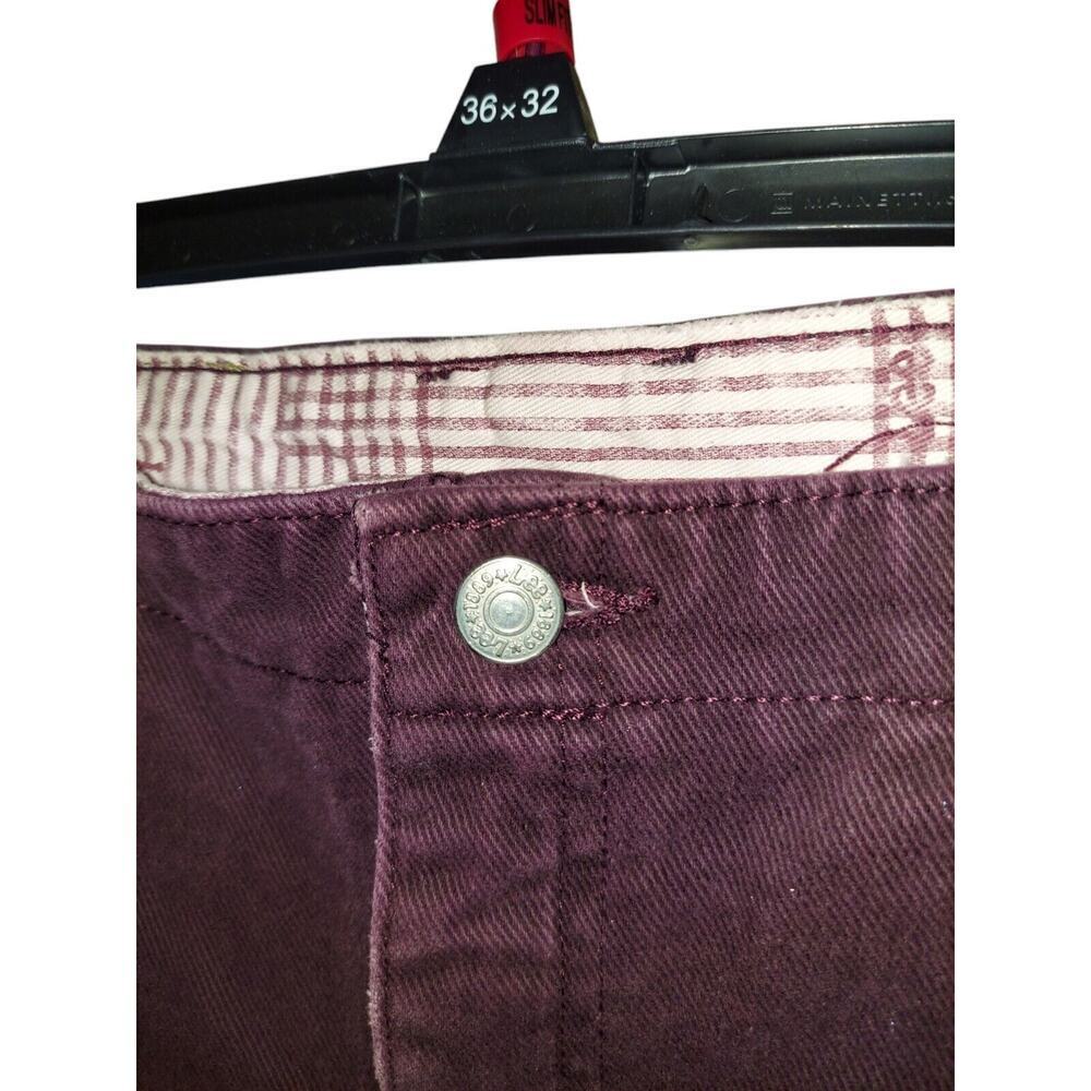VINTAGE 80s RIDERS Burgundy High Waist Tapered Leg Mom Jean Size 22W Retro - Picture 9 of 12